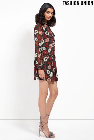 Fashion Union Long Sleeve Dress